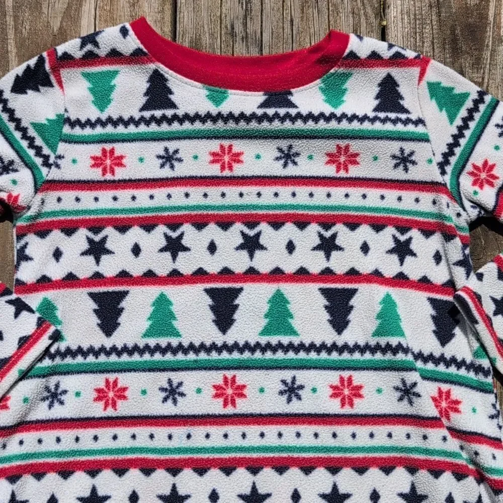 Jammies For Your Families Girls 3T Fleece Christmas Holiday Night Gown